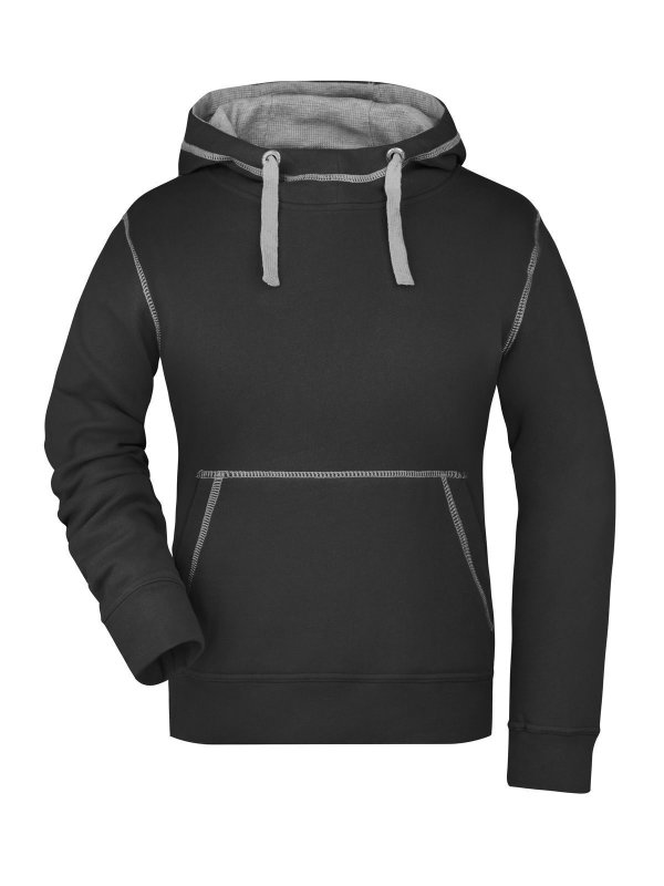 black/grey heather